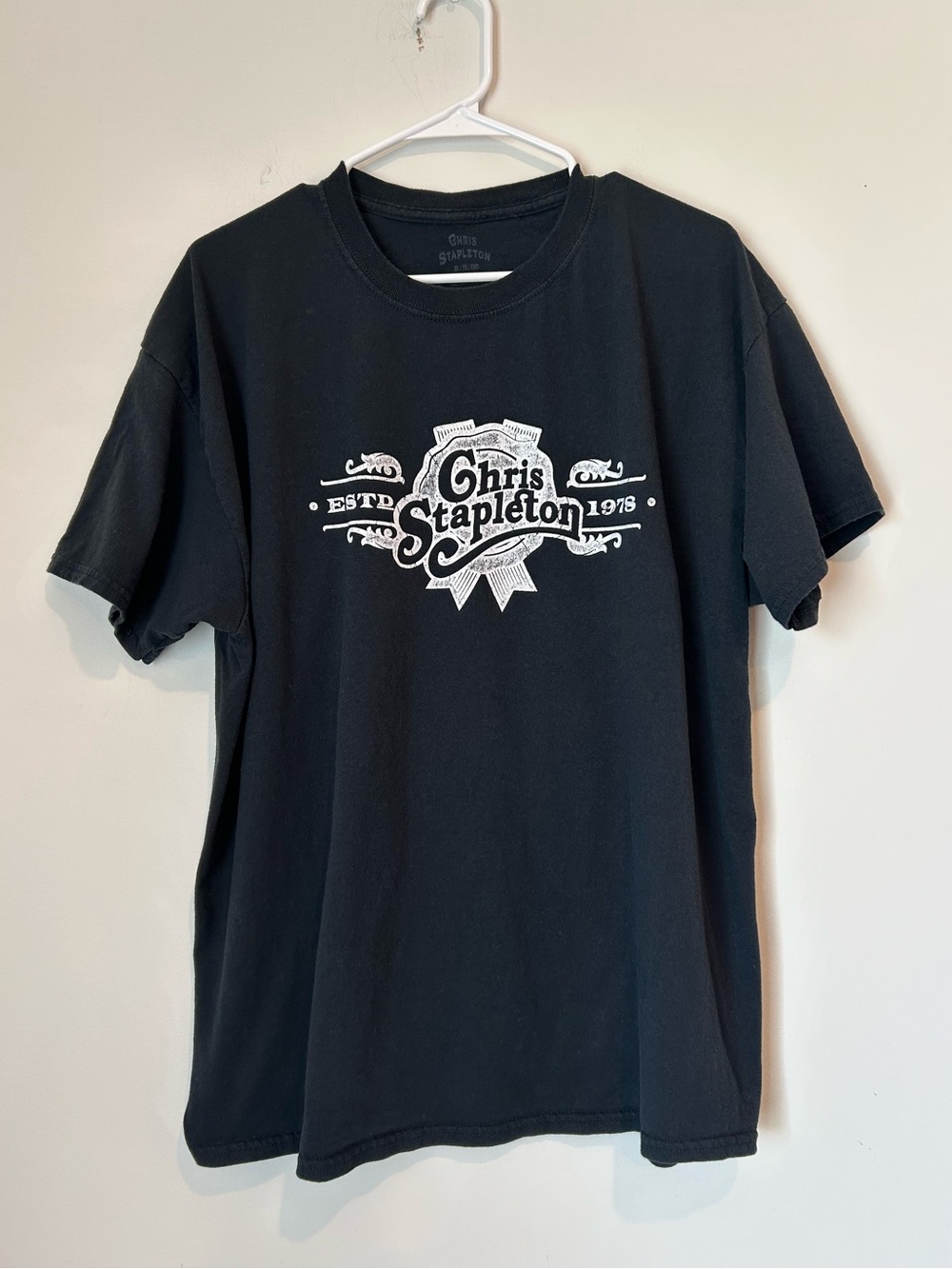 Chris Stapleton XL Black T-shirt